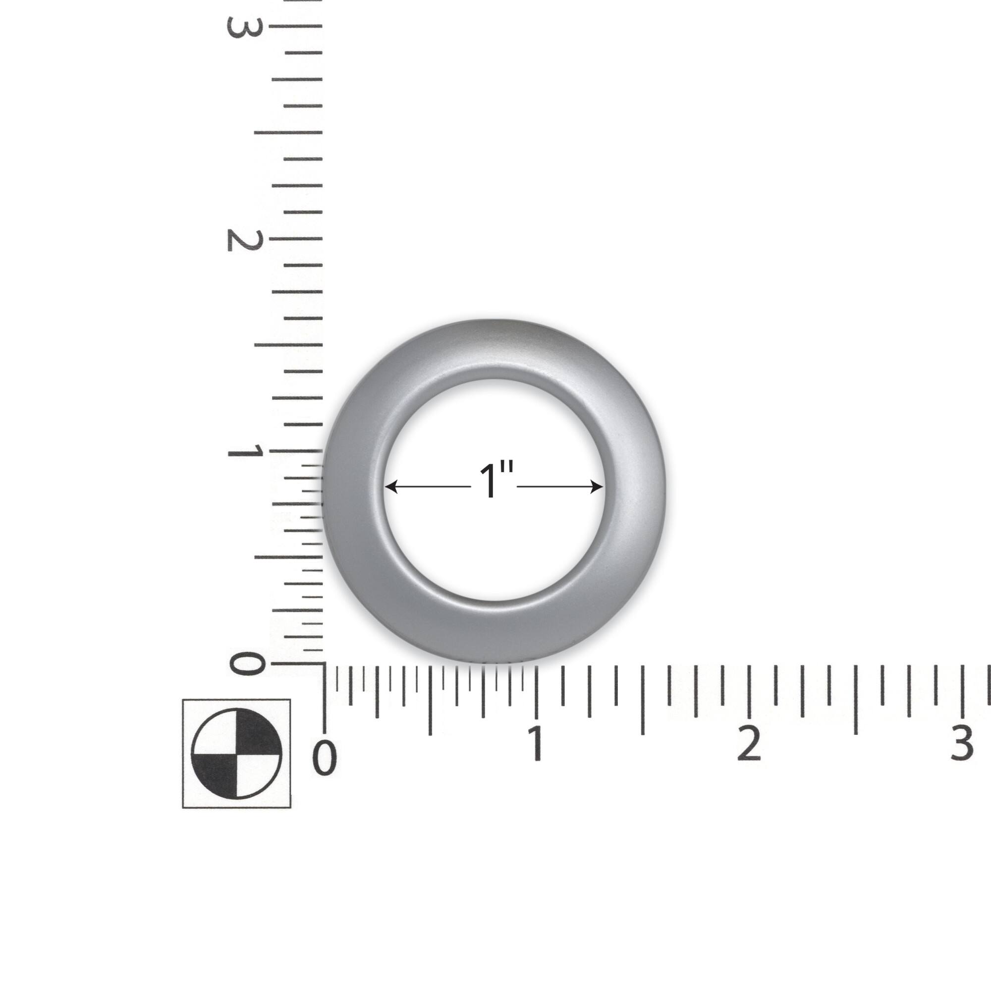 Dritz® Home Brushed Silver 1" Curtain Grommets, 8ct.